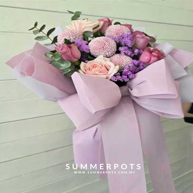 Purple Roses Bouquet 590