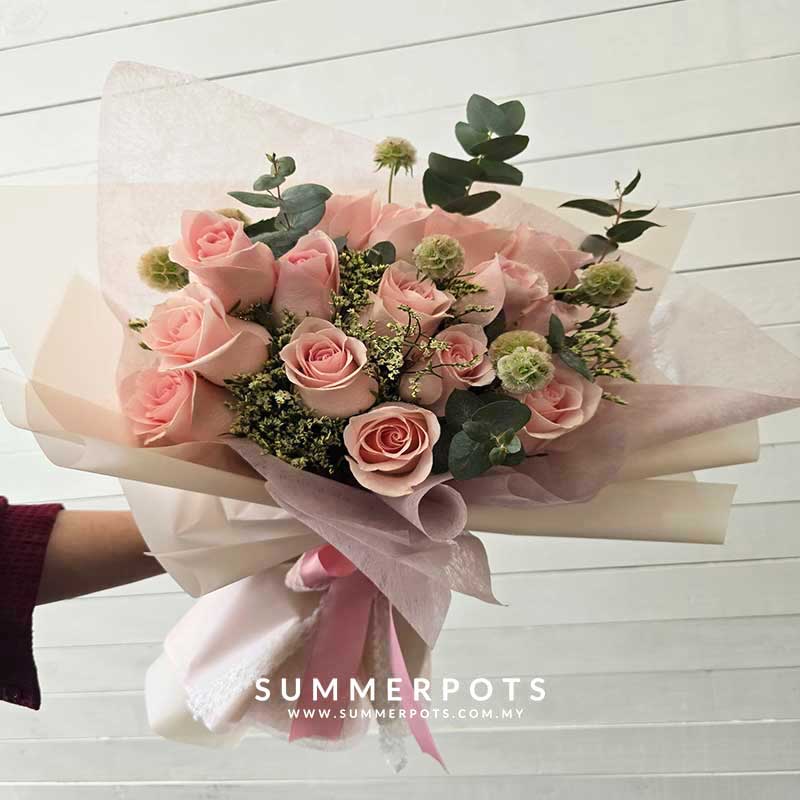 Pink Rose Bouquet 593